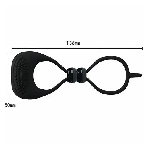 Anel Peniano e de Escroto com Vibrador - Locker