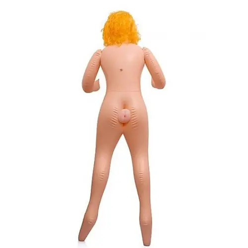 Boneca Inflável com Vagina, Ânus e Vibro