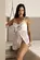 Camisola em Tule Poa e Renda