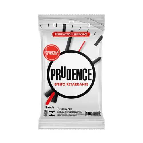 Preservativo Prudence - Efeito Retardante - 3Un