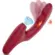 Vibrador Triplo Estímulo com Sugador de Clitóris - Brown