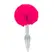 Plug Anal de Vidro Com Pompom