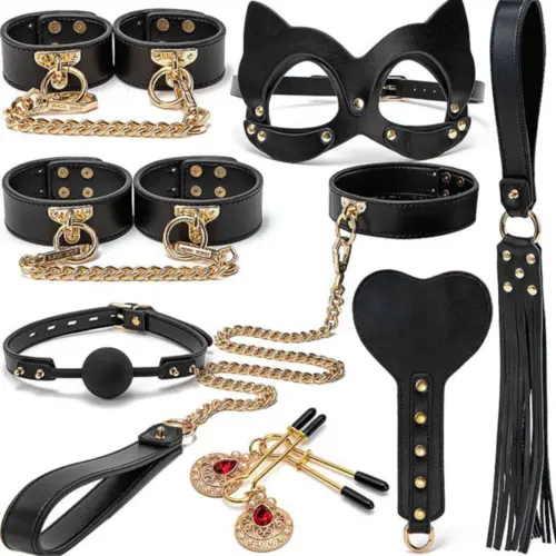 kit Maleta Sado de Luxo com Preto