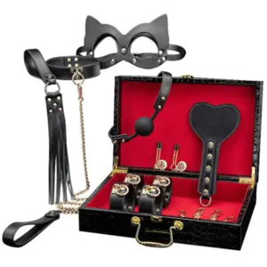 kit Maleta Sado de Luxo com Preto