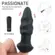 Plug Anal com Vibração Recarregável Silicone 9 Modos Estimulador