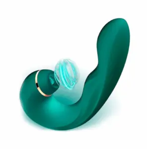 Vibrador de Ponto G e Clitóris com Pulsação / Tapping