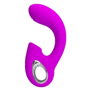 Vibrador de Ponto G e Clitóris com Sugador - Sibel