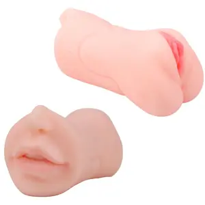 Masturbador Duplo em 3D Boca e Vagina