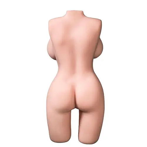 Masturbador Masculino - Formato de Meio Corpo Vagina Peito e Ânus 36cm