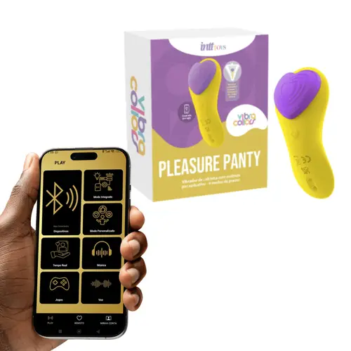 Pleasure Panty - Calcinha Vibratória 9 com Vibrações com APP