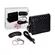Kit BDSM Iniciante 4 Peças com Algemas, Chicote e Venda