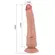 Pênis Realístico Tiemeyer 25cm com Ventosa Textura Natural