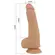 Pênis Realístico Draco Dupla Camada 23cm com Ventosa