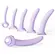 Kit Dilatador Vaginal 5 Tamanhos Curvado Silicone