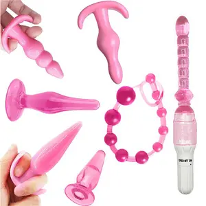 Kit Plug Anal Progressivo com Vibro + Dedeira