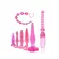 Kit Plug Anal Progressivo com Vibro + Dedeira