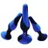 Kit Plug Anal Silicone 3 Tamanhos Progressivo