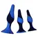 Kit Plug Anal Silicone 3 Tamanhos Progressivo