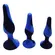 Kit Plug Anal Silicone 3 Tamanhos Progressivo