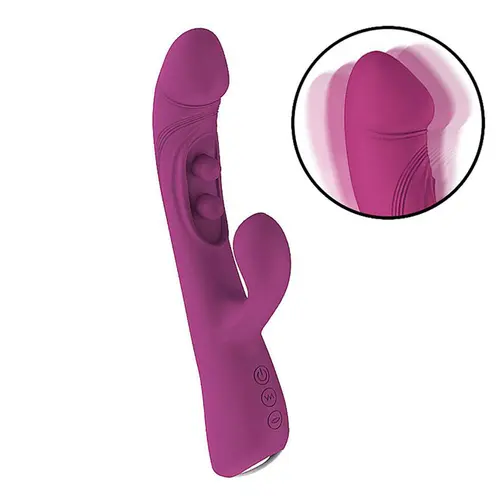 Vibrador com Dedilhar e Dupla Estimulação com 2 Motores - Chiara