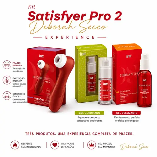 Kit Satisfyer Pro 2 Deborah Secco Experience