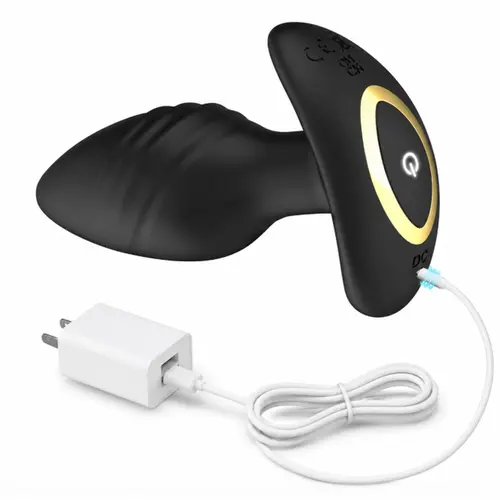 Plug Anal com Vibração, Rotação 360° e Controle por APP