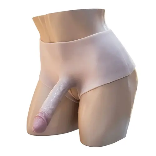 Cinta Peniana Ultra Realista 17cm com Abertura Ajustável